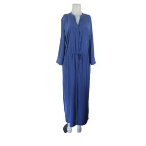 Chico's Black Label Stunning Business Vacation Blue Maxi Women's Dress 1 - Small
